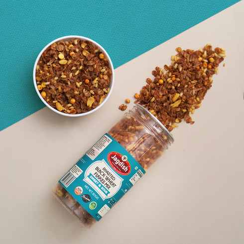 Jagdish Roasted Black Wheat Flakes |Sweet&Sour
